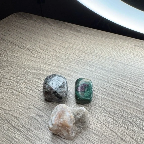 Set of Three Polished Stones Mixed Tumbles - Picture 2 of 4